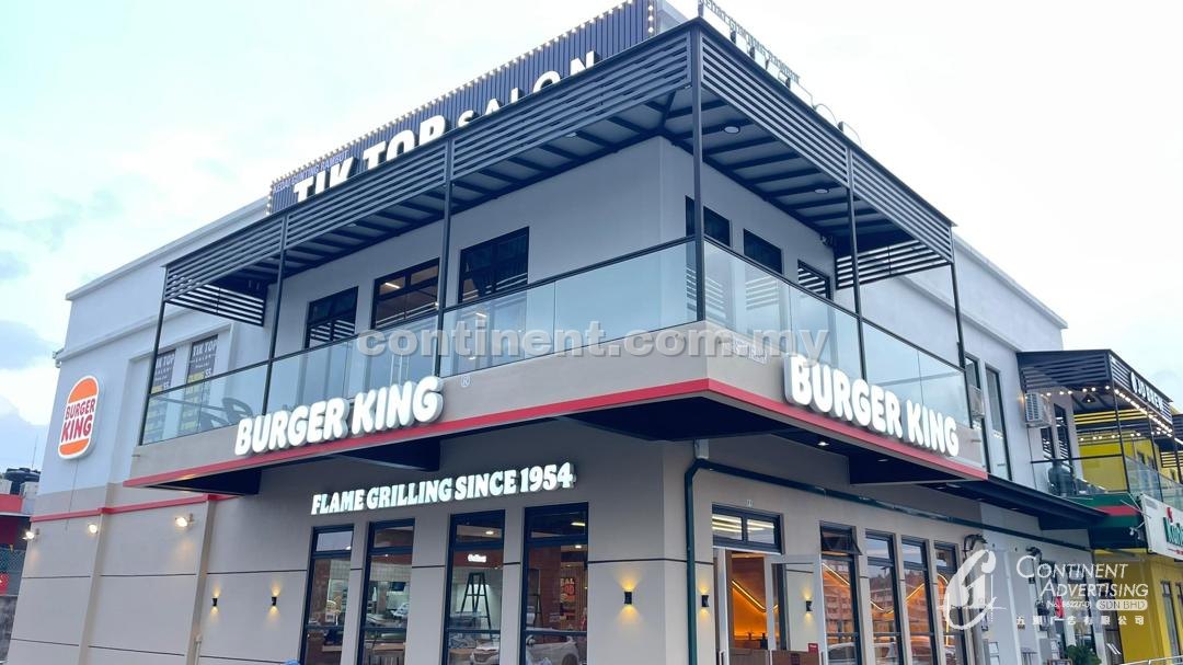 Burger King outlet — 3D Lettering & Logo Signs